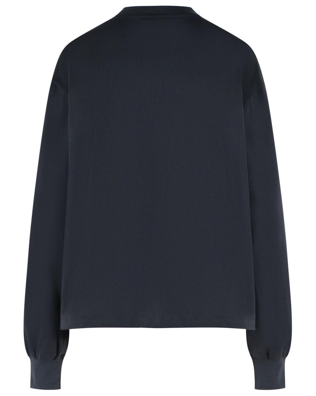 Ganni Blue Poodle Long-Sleeved Sweatshirt