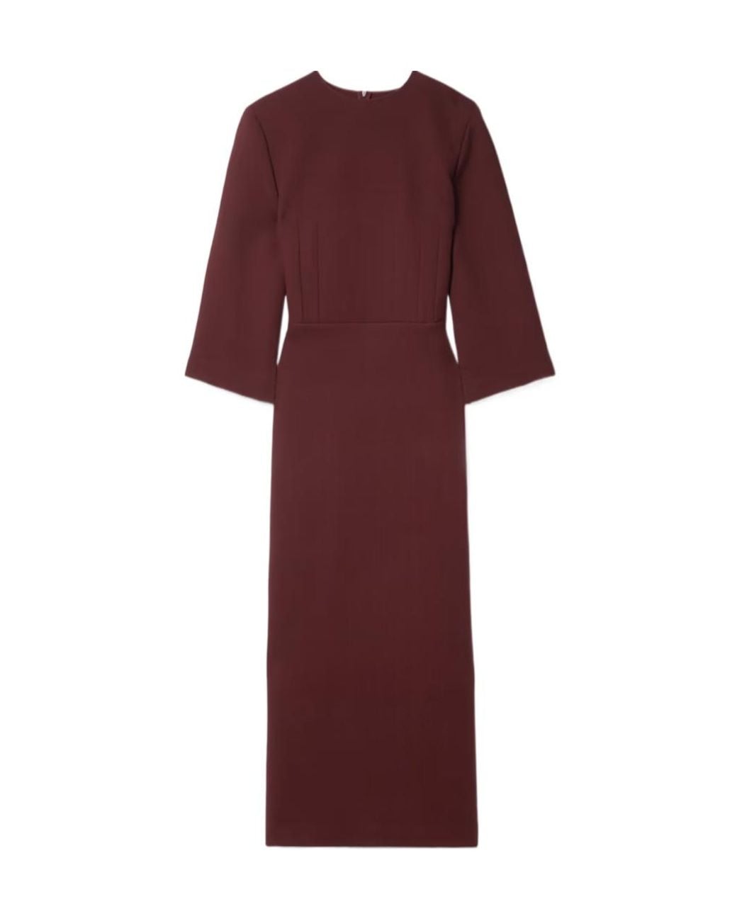 The Row Red Jery Wool-Blend Dress