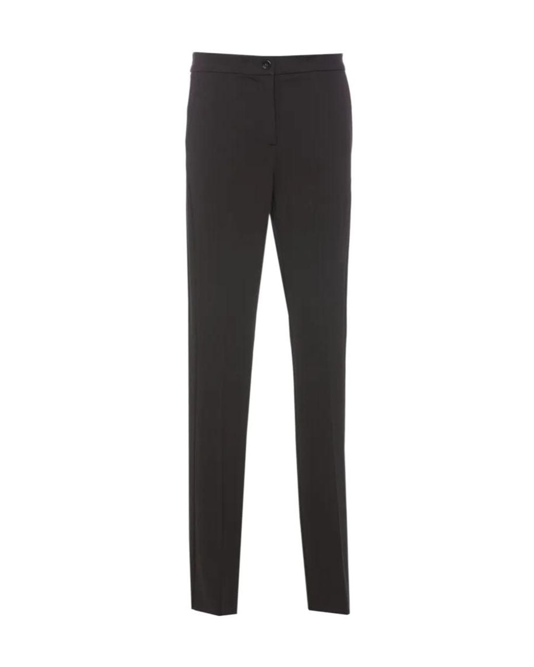 Pinko Black Straight-Leg Slim-Fit Trousers