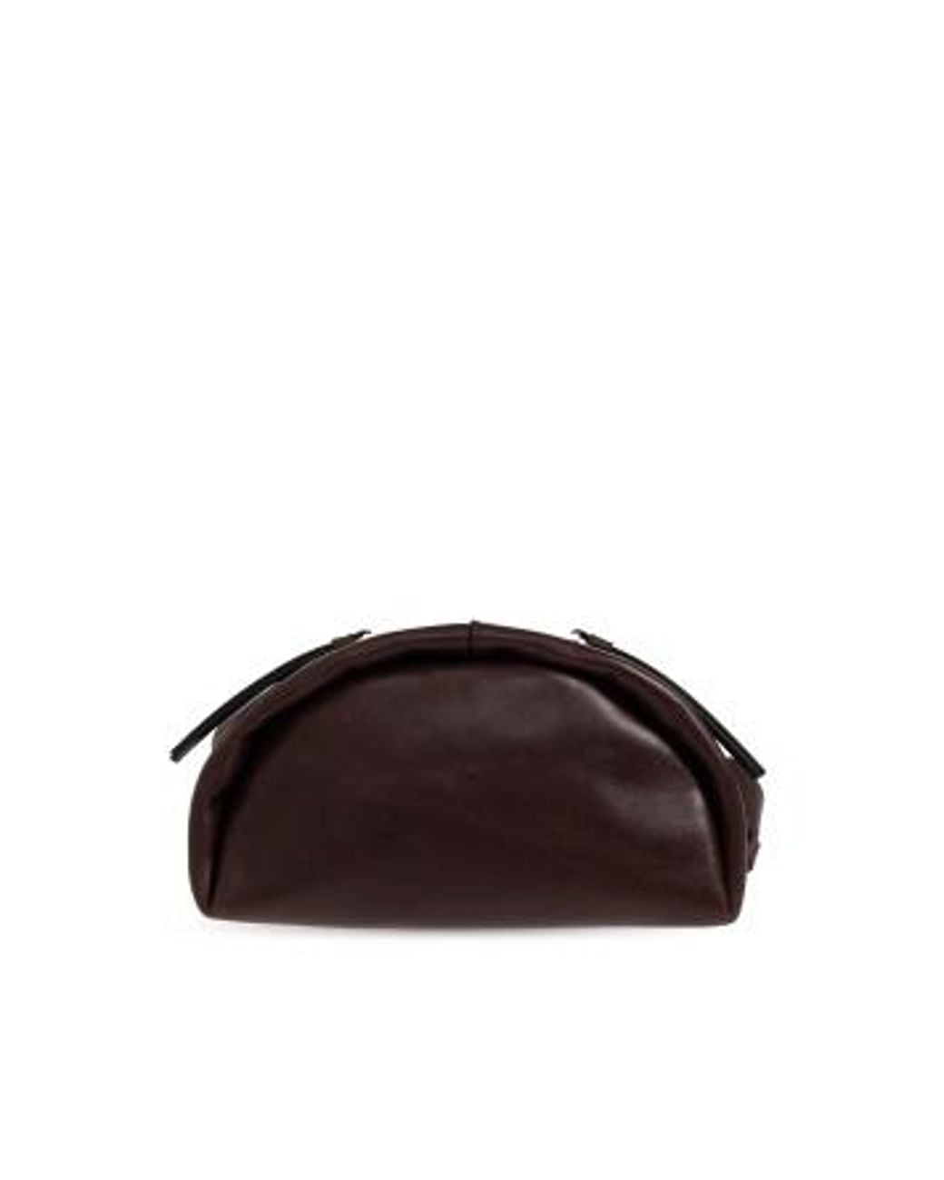 AllSaints Brown Zippered Shoulder Bag