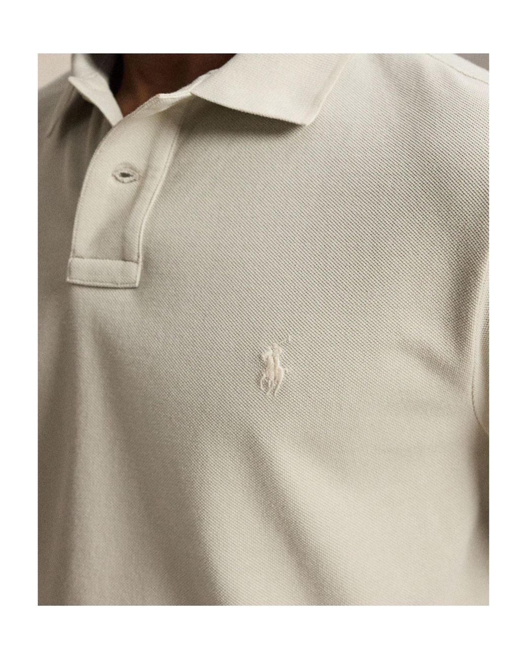 Polo Ralph Lauren White Cotton Short-Sleeved Polo for men