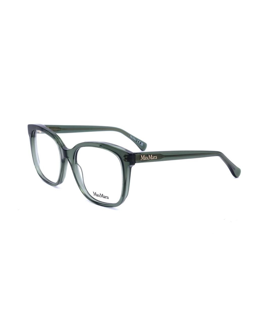 Max Mara White Square Frame Glasses