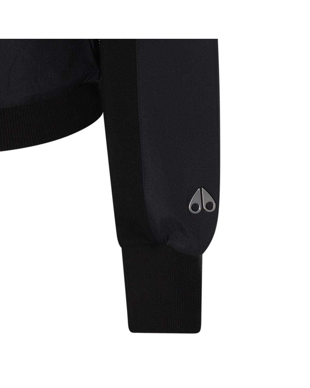 Moose Knuckles Blue Zip-Detailed Long-Sleeved Sweatshirt