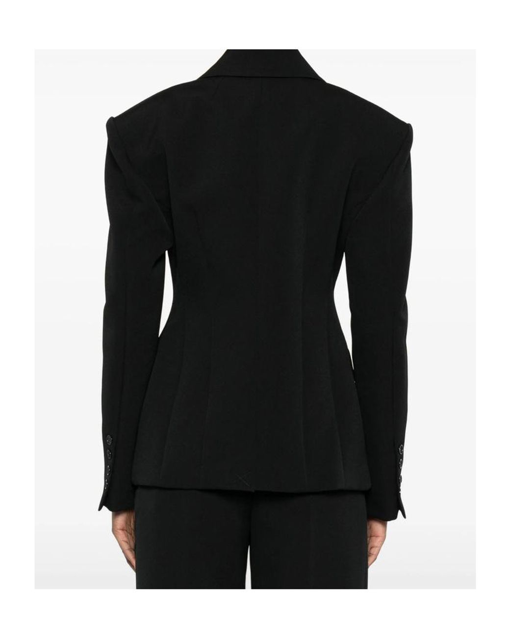 Frankie Shop Black Doyer Cinched Blazer