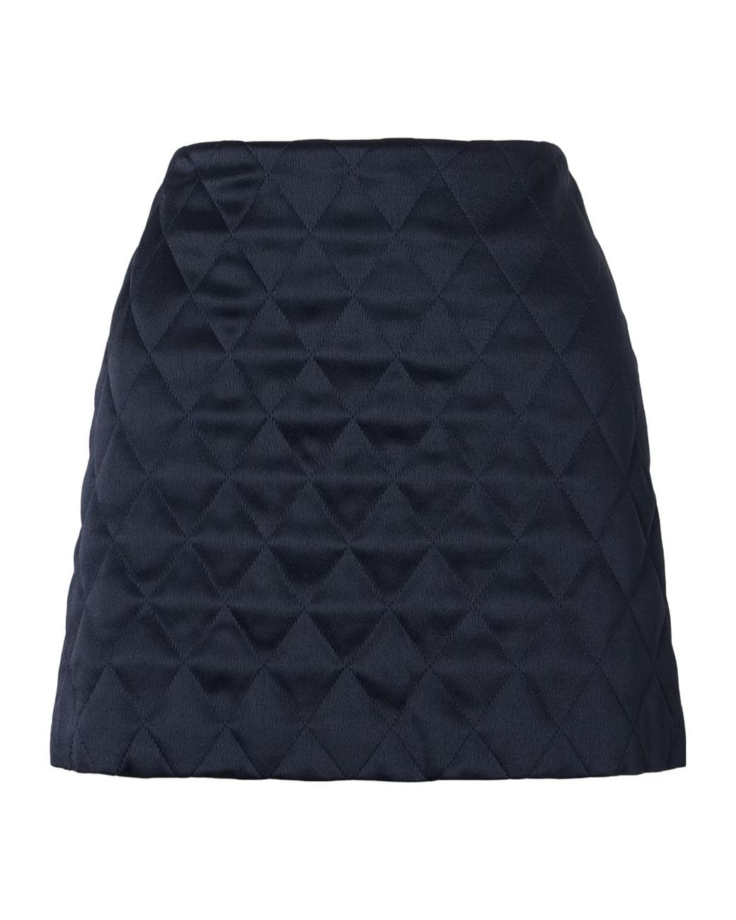 Blazé Milano Blue Novalis Coci Quilted Mini Skirt