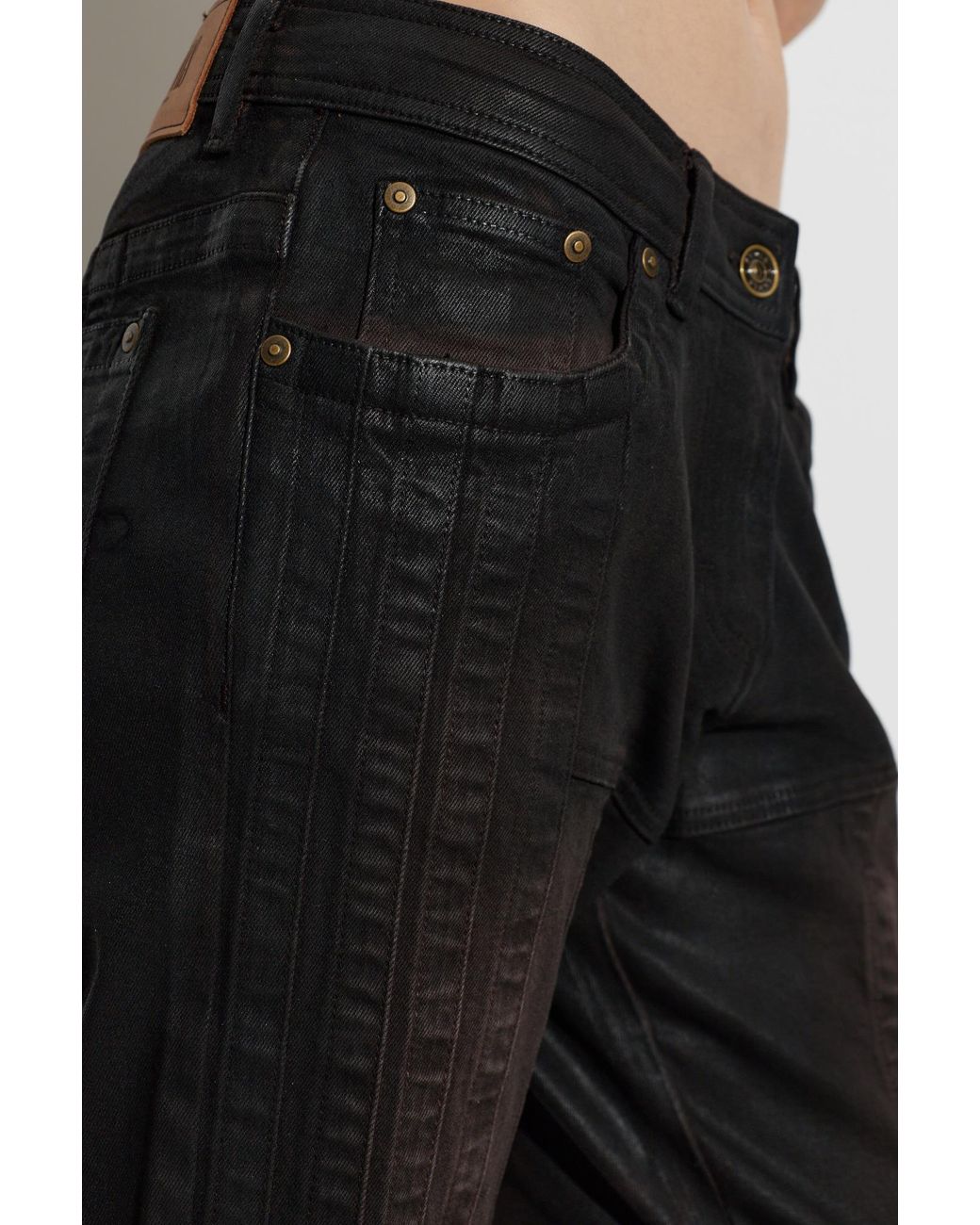 KNWLS Black Belt-Loop Jeans
