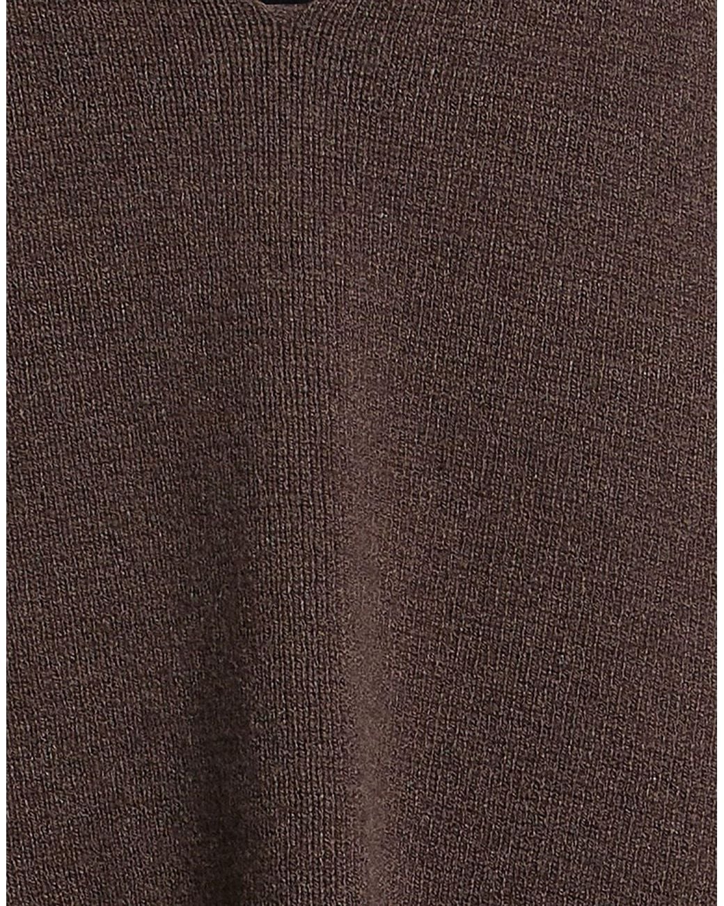 Rick Owens Brown Mid-Weight Knit Jumpers