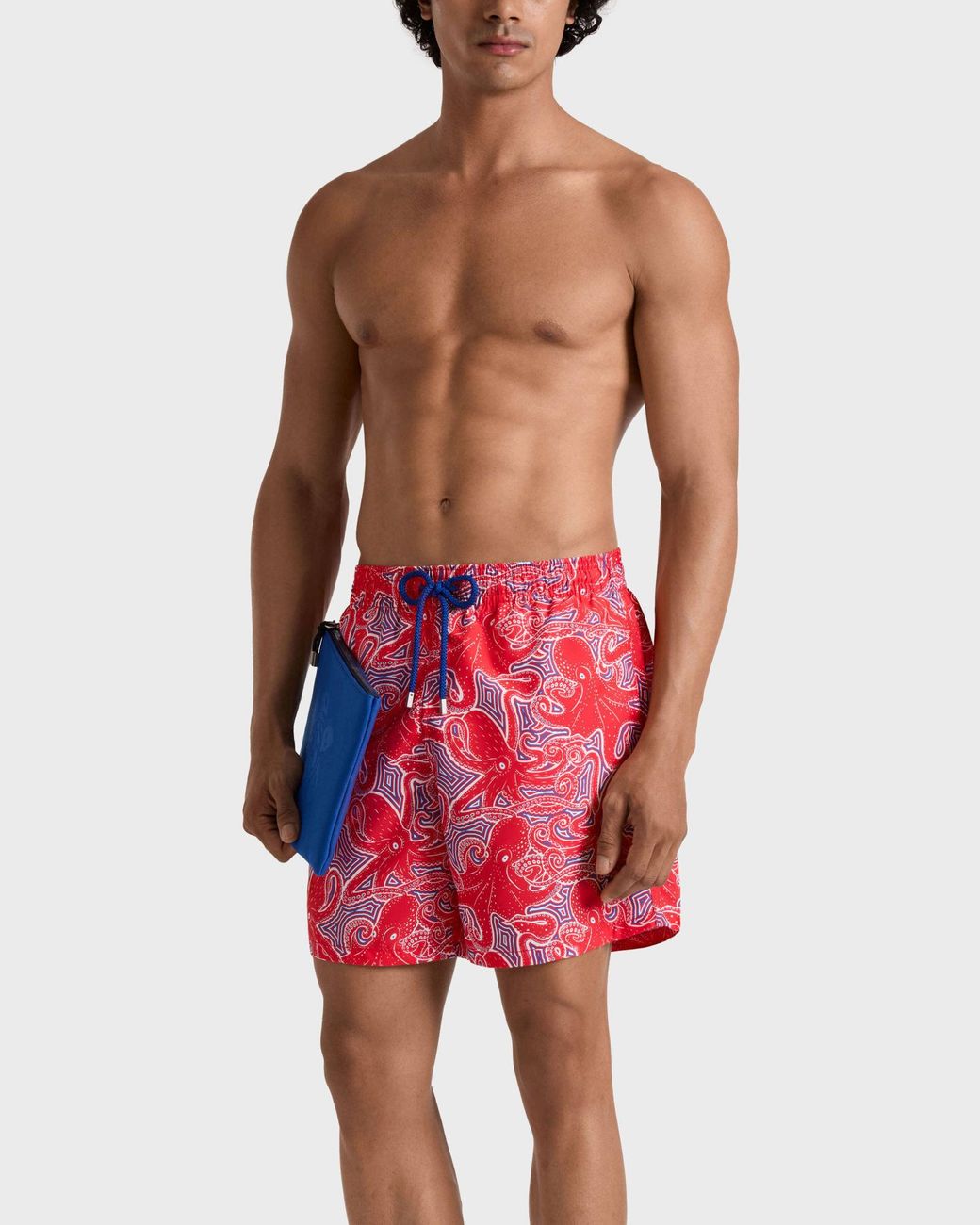 Vilebrequin Red Moorea Hypnoptocus Swim Shorts for men