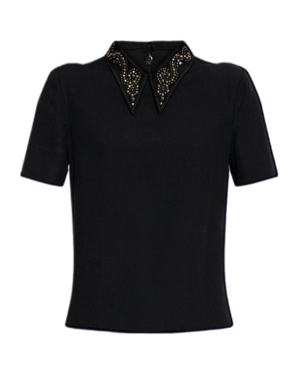 Versace Black Blouses