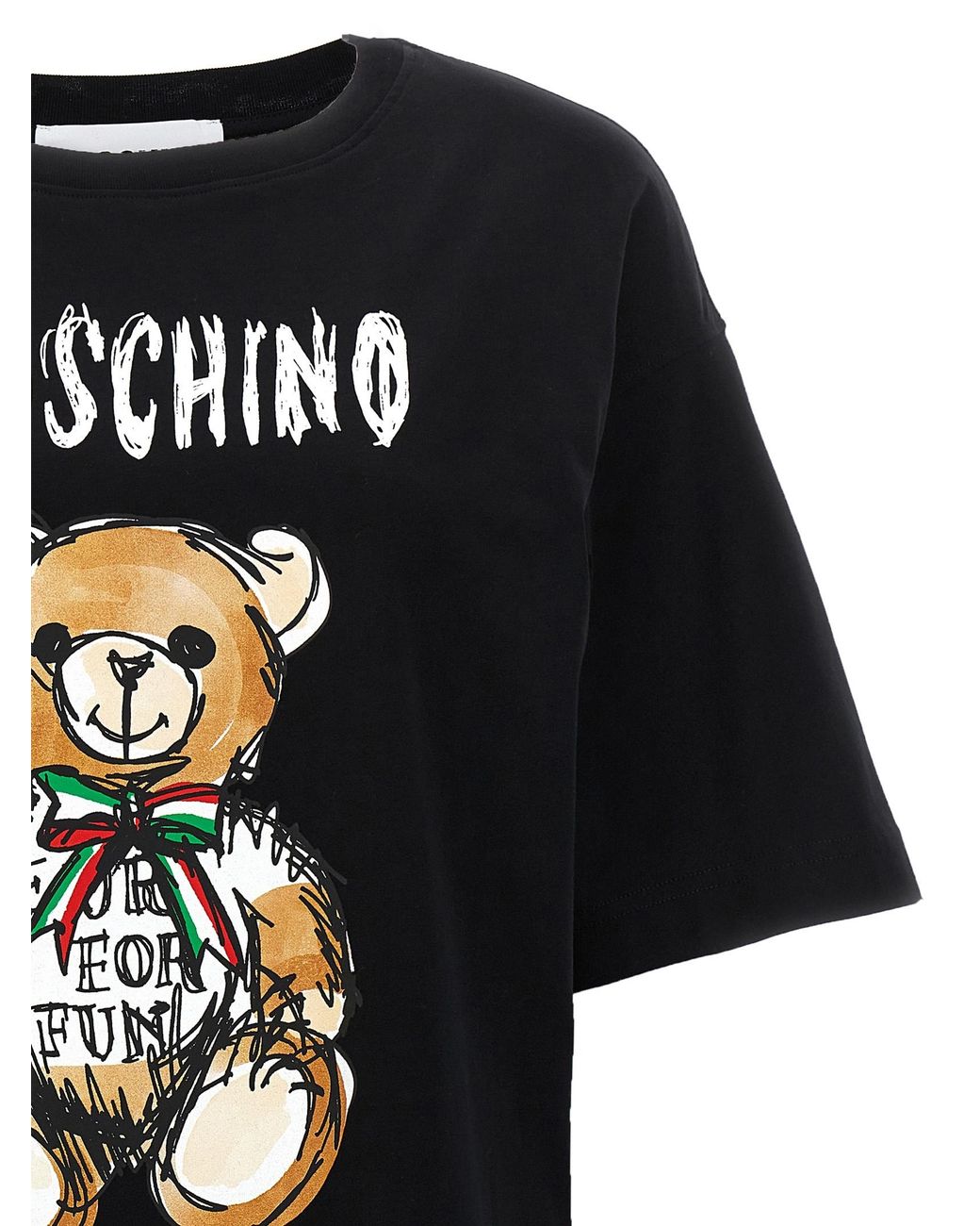 Moschino Black 'Teddy Bear' T-Shirt Dress
