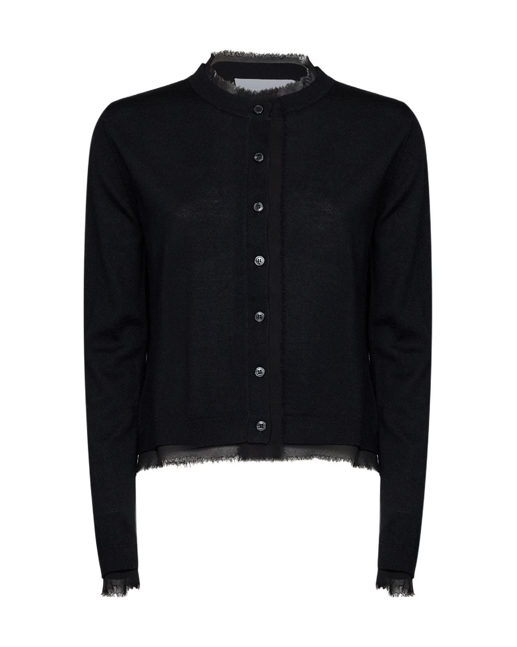Kaos Black Long-Sleeved Cardigan