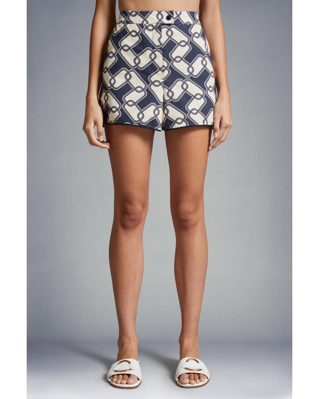 Moncler Multicolor Patterned Mini Shorts