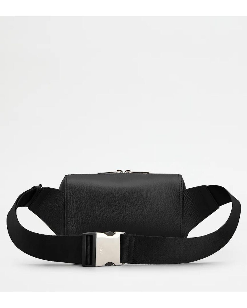 Tod's Black Zippered Shoulder Bag for men