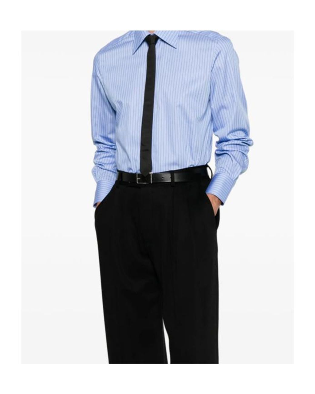 Tom Ford Blue Long-Sleeved Shirt for men