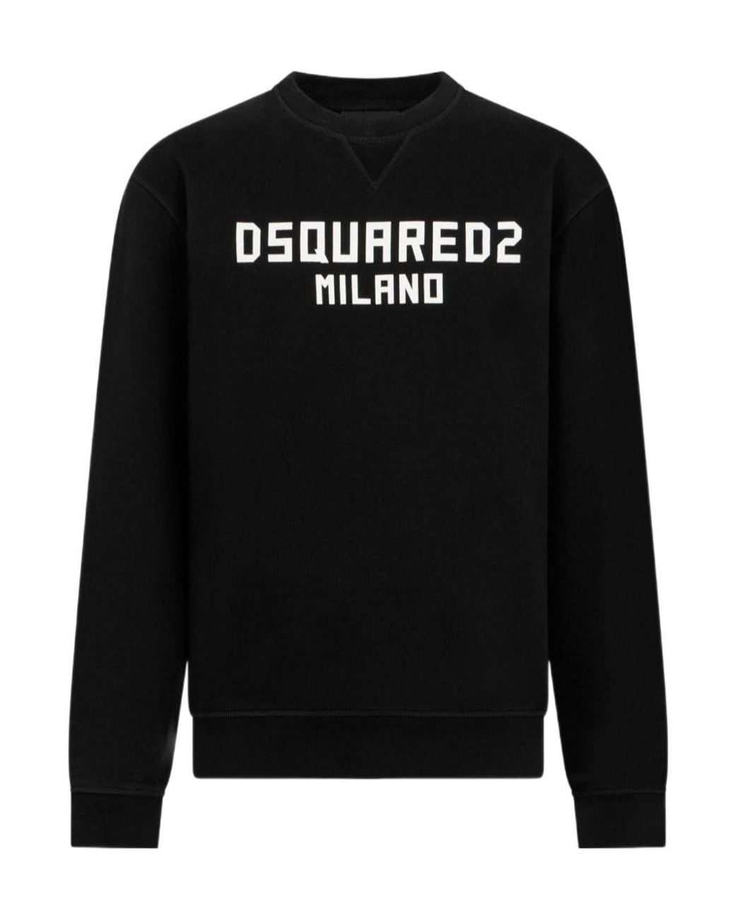 DSquared² Black Logo Print Sweatshirt for men