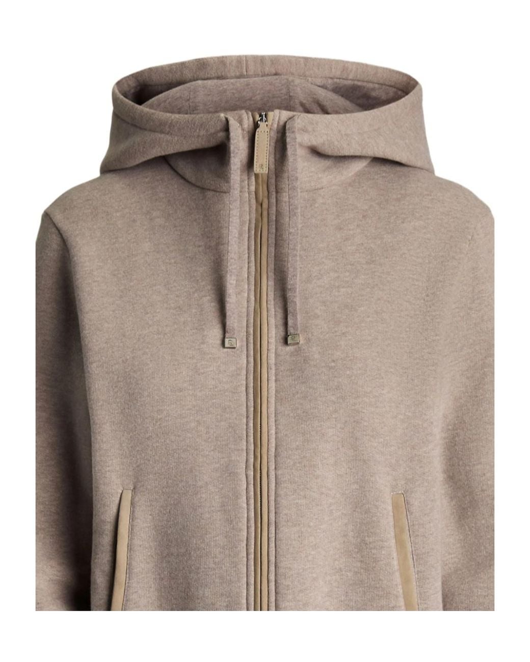 Ralph Lauren Brown Zip-Up Hoodie