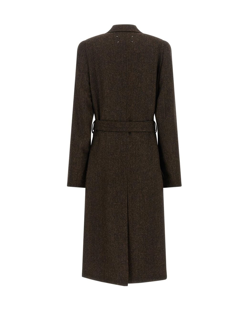 Maison Margiela Black Four Stitches Coat for men