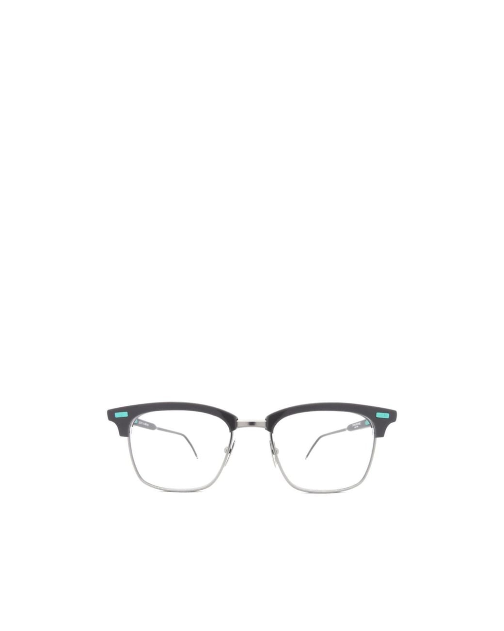 Thom Browne White Eyewear Square Frame Glasses for men