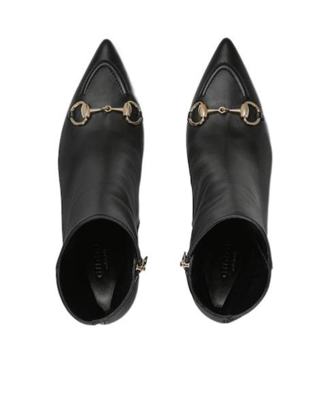 Gucci Black Horsebit Ankle Boots