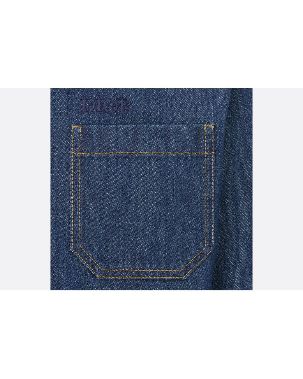 Dior Blue Overshirt for men