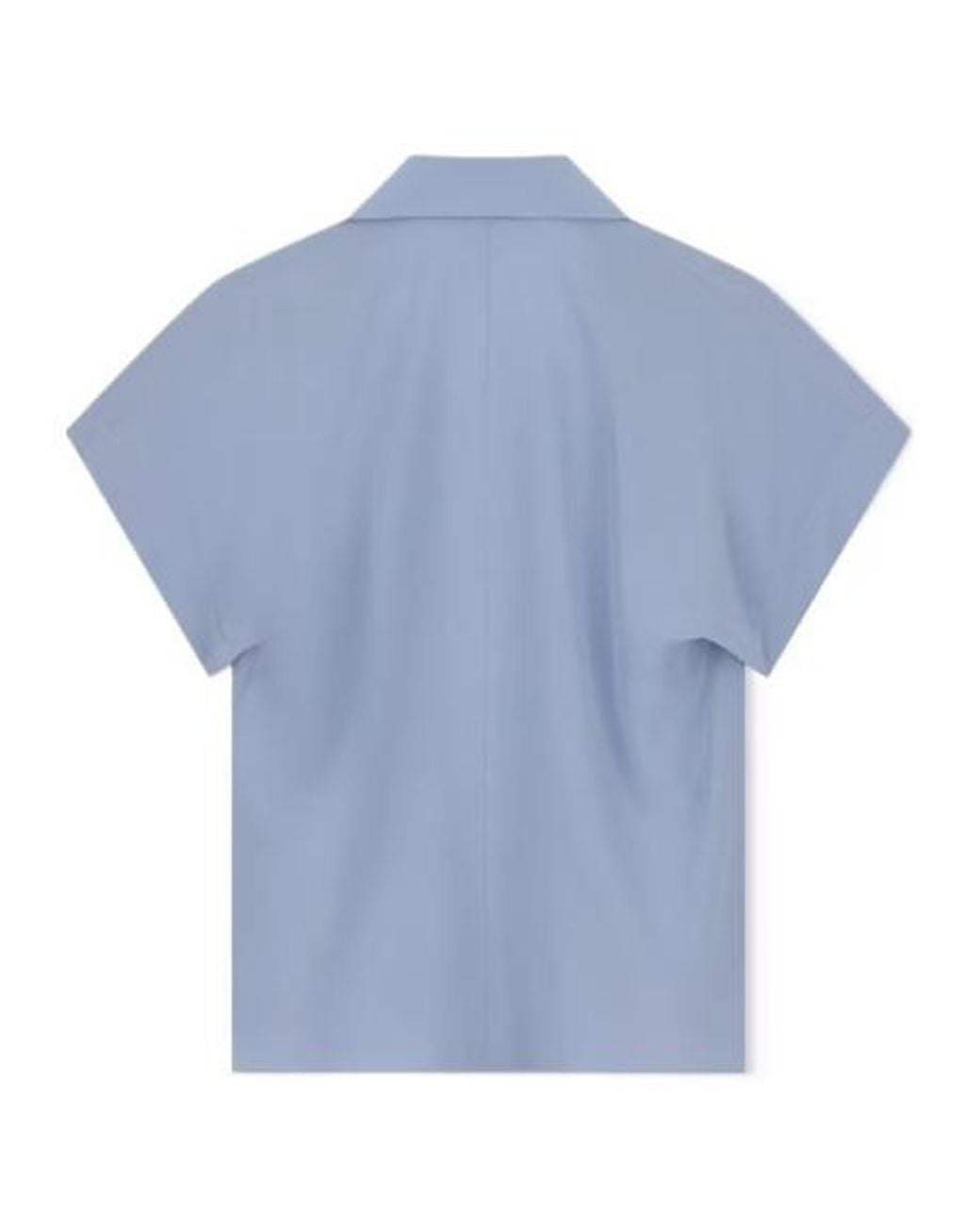 Emporio Armani Blue Short-Sleeved Polo Shirt