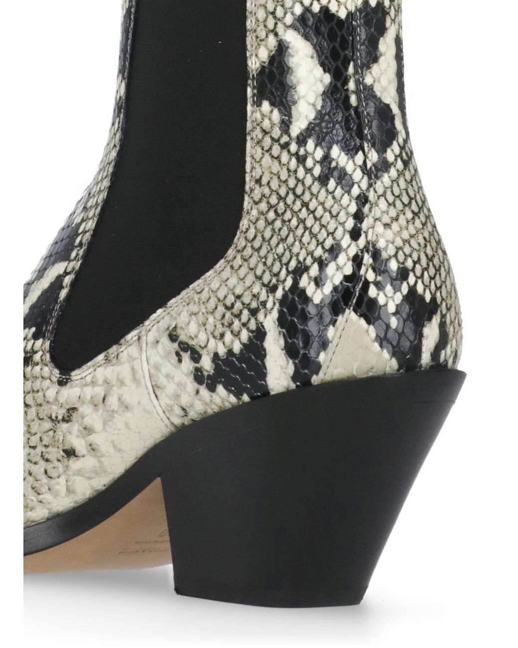 Khaite Black Cowboy Boots