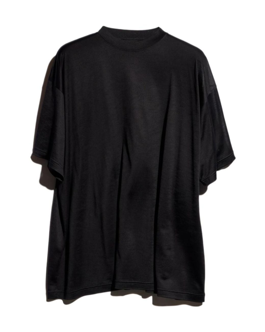Gucci Black Oversize Light Silk Jersey T-Shirt for men
