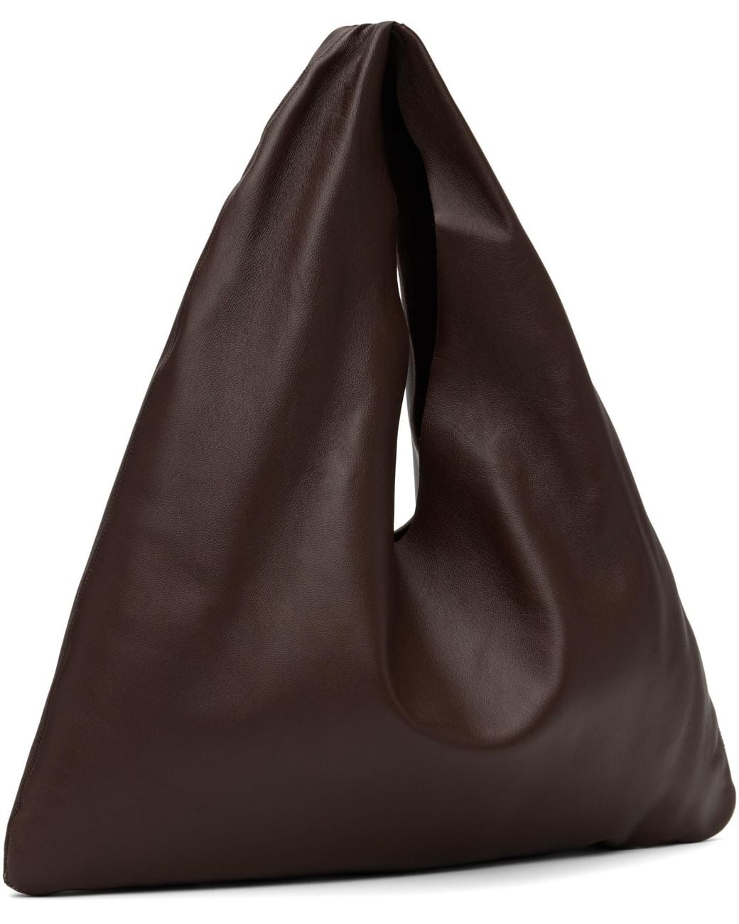 The Row Brown Small Single Handle Tote