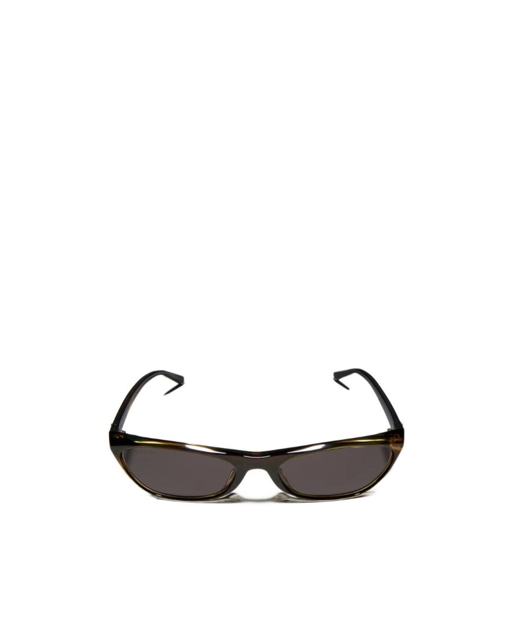 Gucci White Geometric-Frame Sunglasses