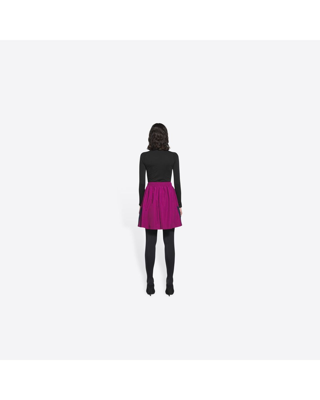 Balenciaga Purple Sporty B Tracksuit Skirt