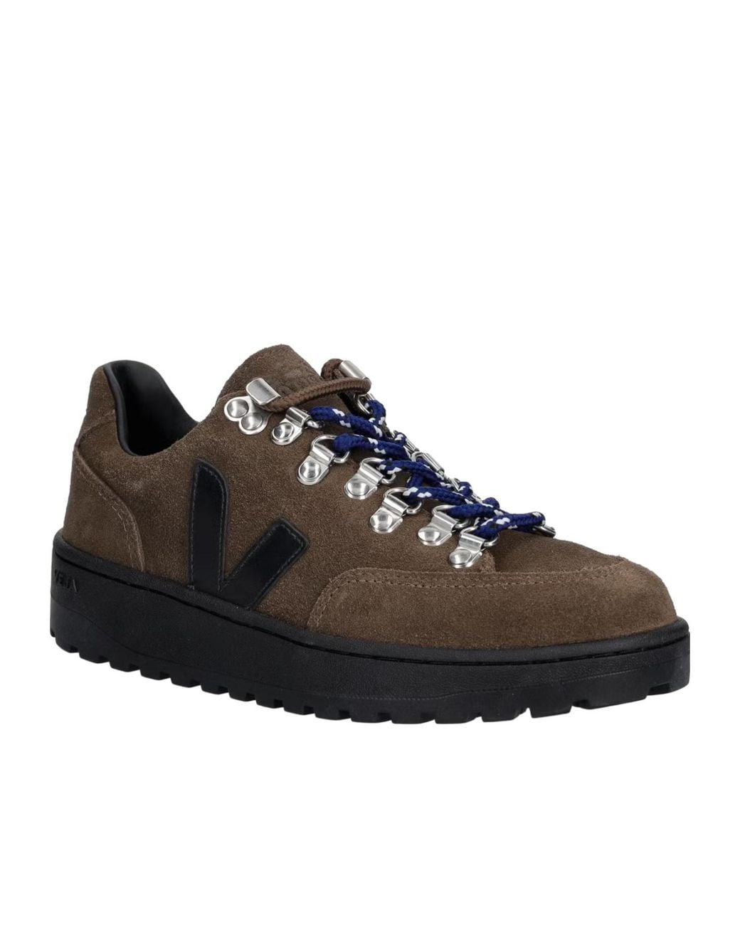 Veja Brown Hiker-Lace Low-Top Sneakers