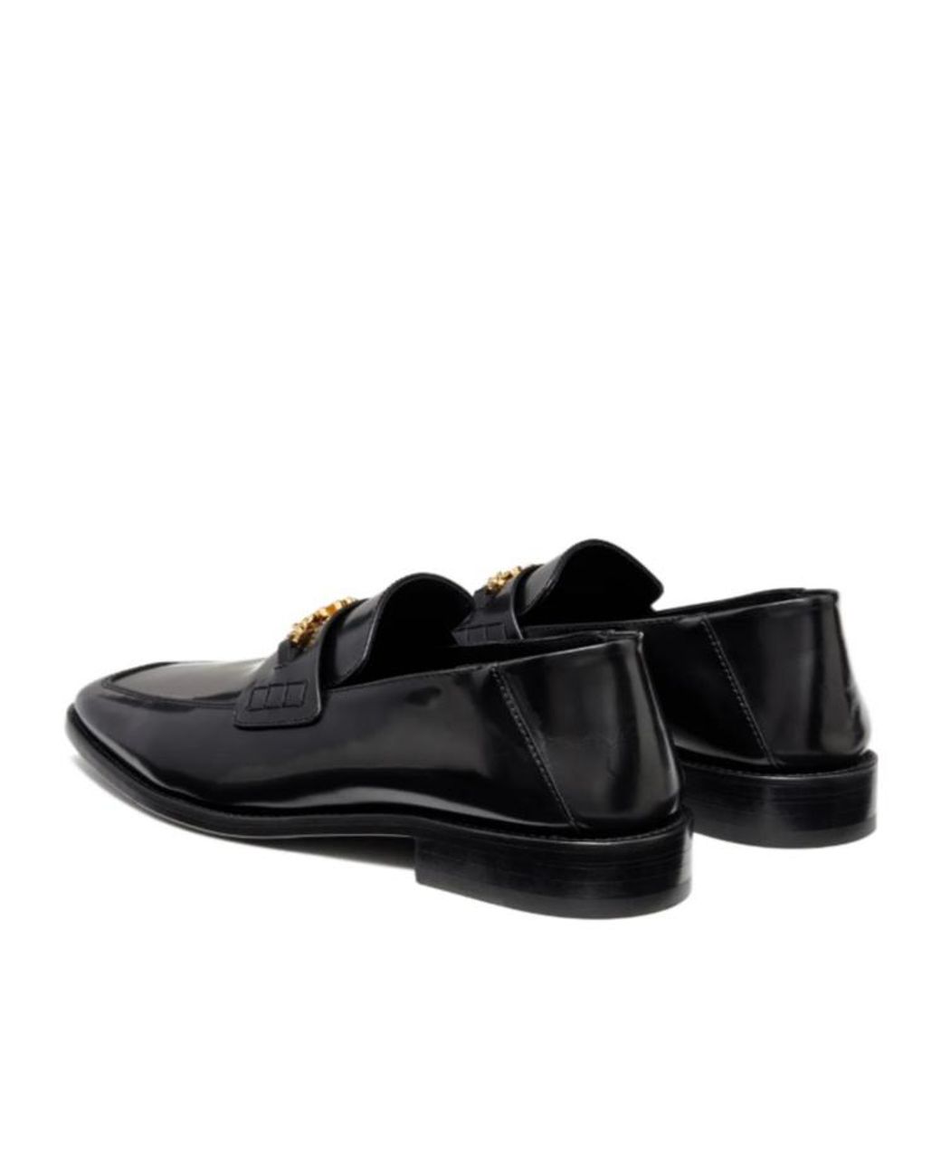 Amiri Black Logo Plaque Loafers for men