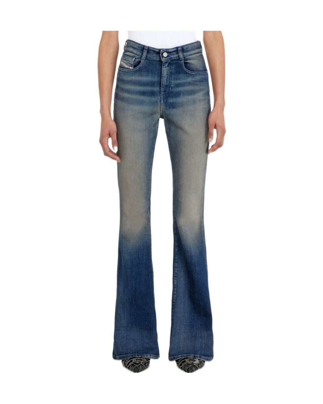 DIESEL Blue 1973 D Partt Flared Jeans