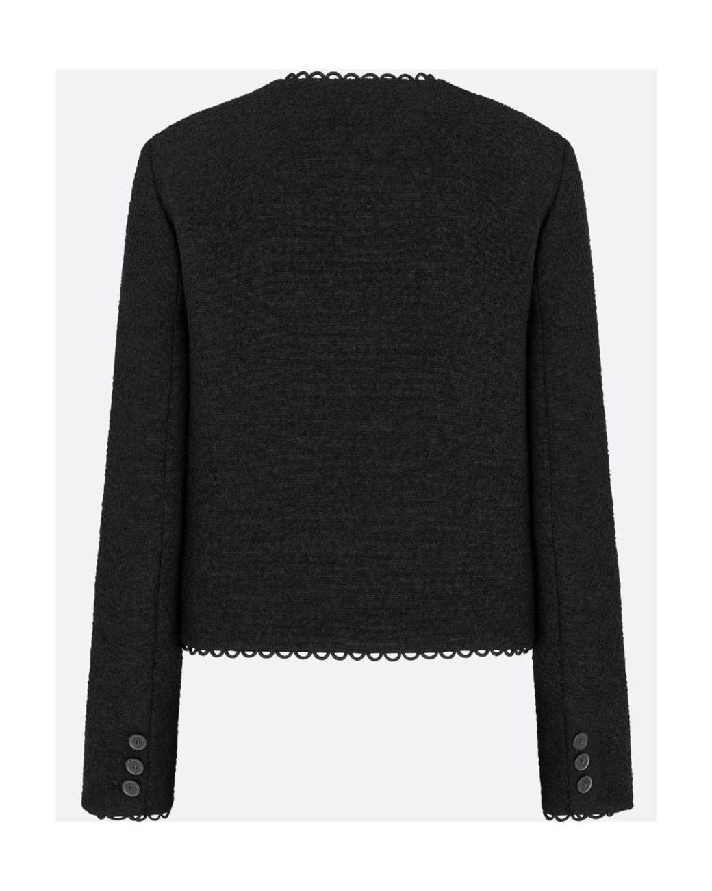 Dior Black Cropped Jacket