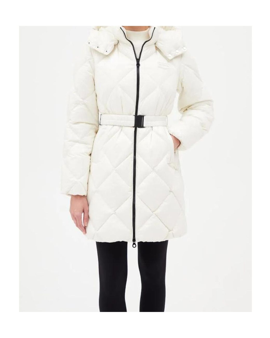 Duvetica White Long Sleeve Down Jacket