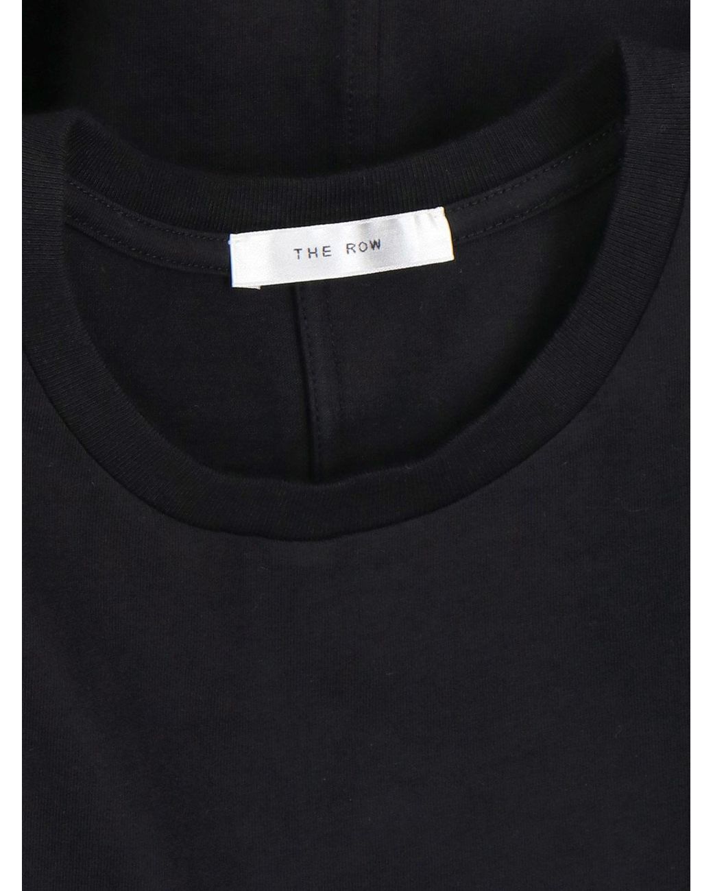 The Row Black Luke T-shirt In Cotton for men