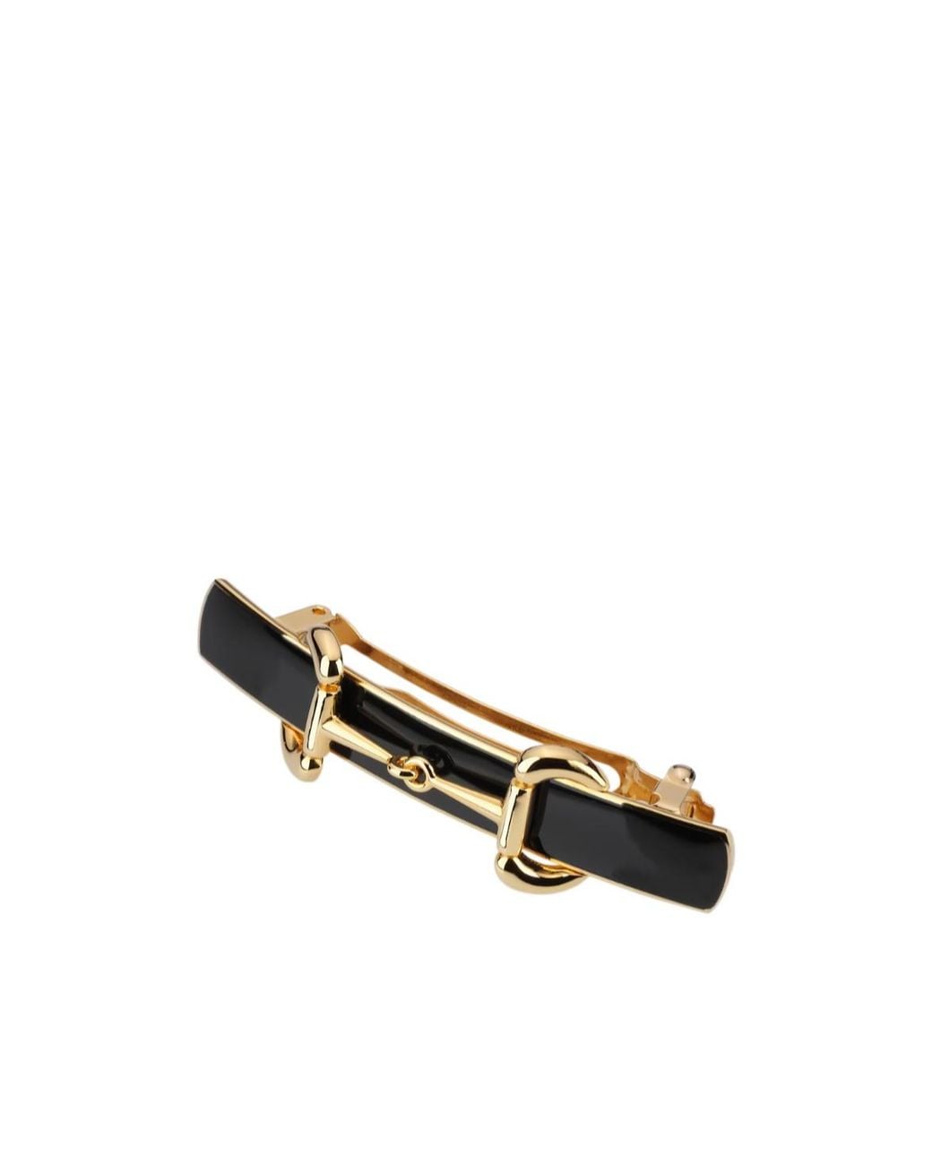 Gucci Multicolor Horsebit Hair Clip With Enamel
