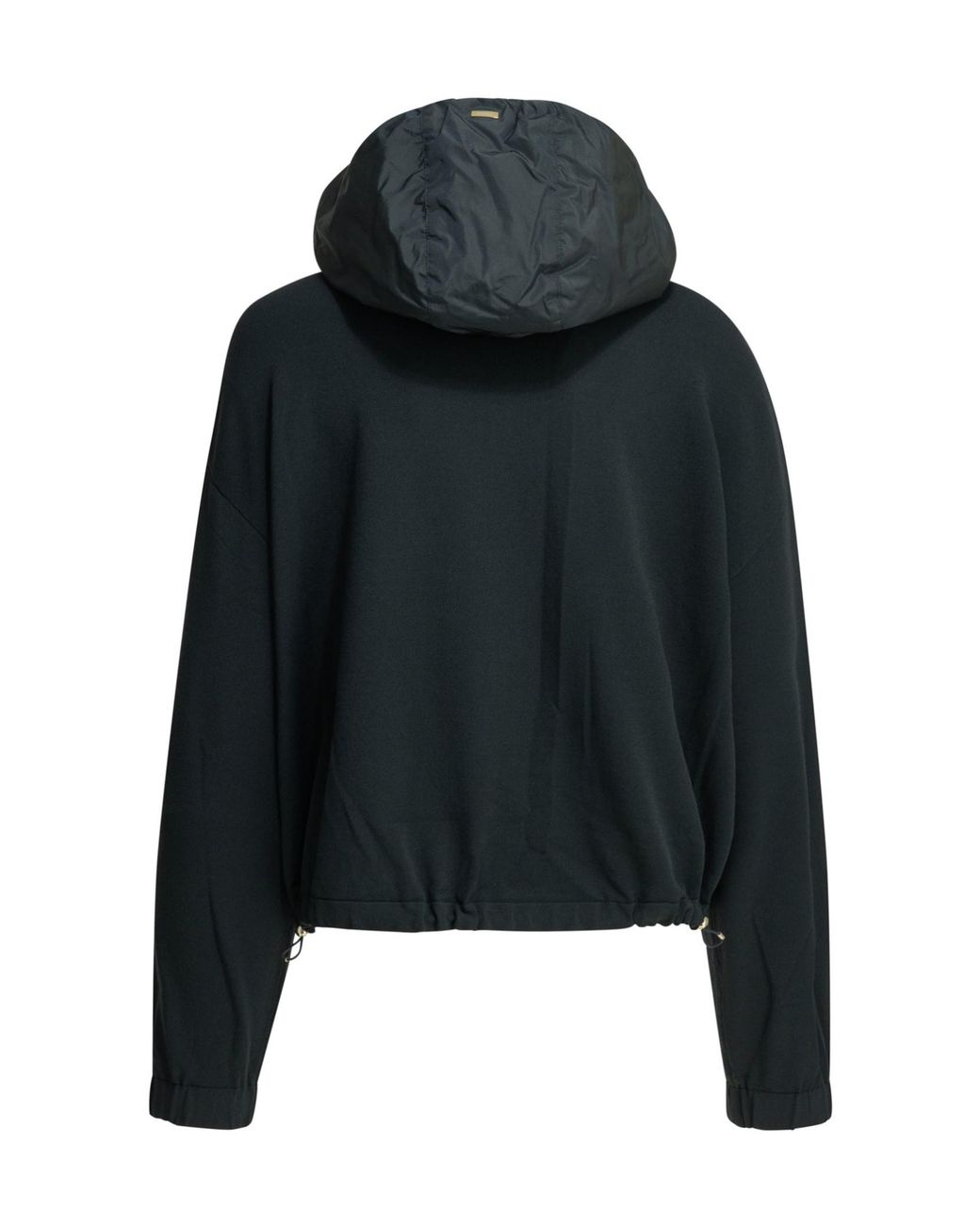 Herno Black Zip-Up Relaxed Fit Jacket