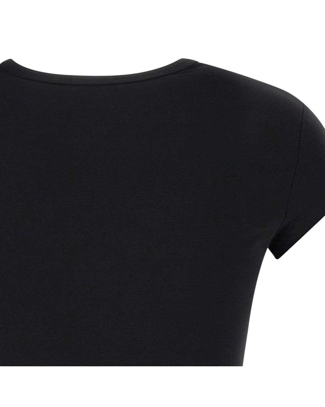 DIESEL Black T-Angie Cut-Out T-Shirt