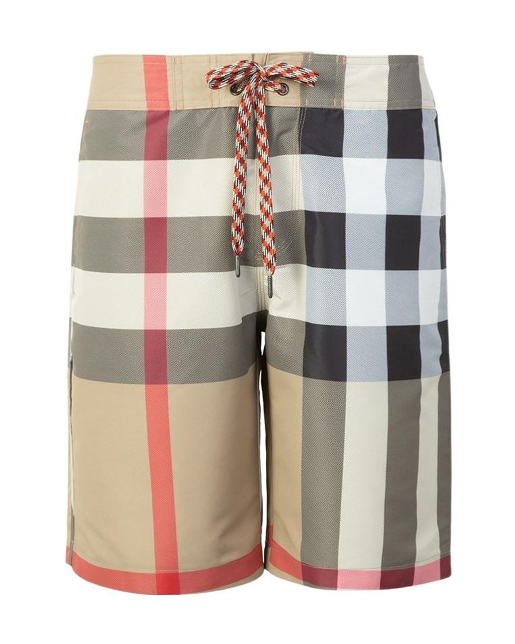 Burberry Multicolor Checked Swim Shorts for men