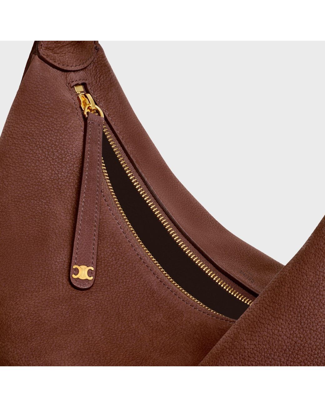 Celine Large Lulu in Brown | Lyst