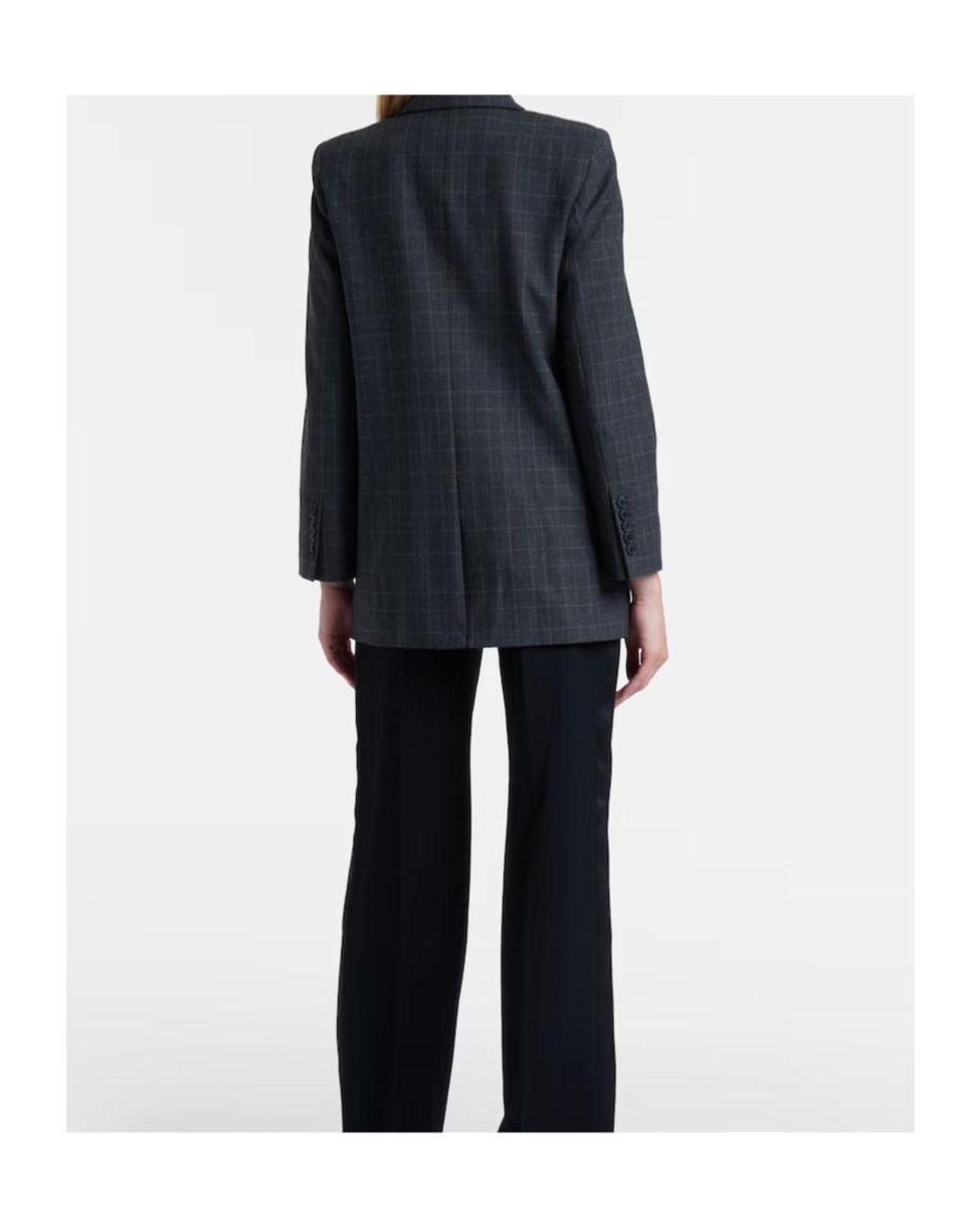 Nili Lotan Black Plaid Blazer