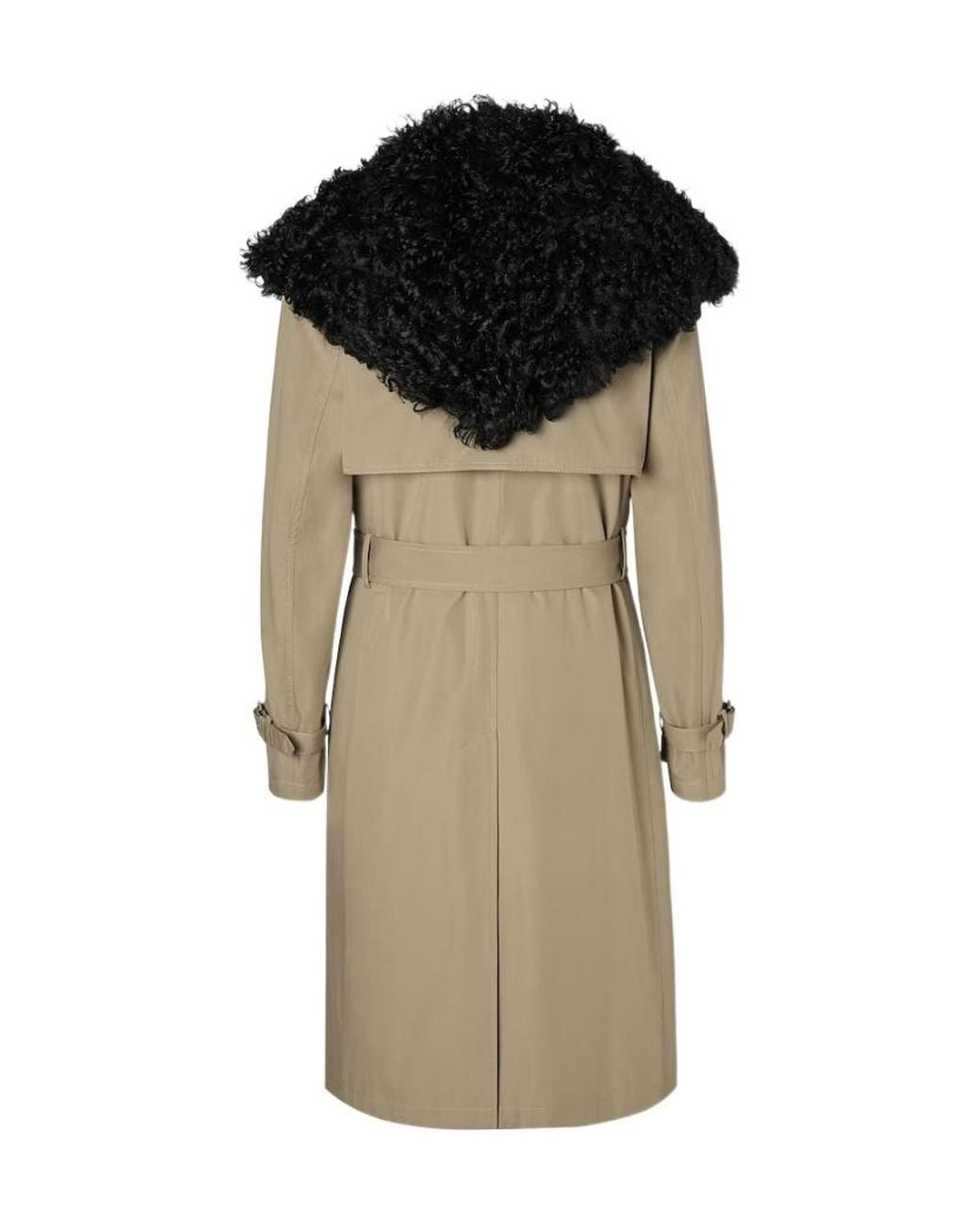 Fendi Multicolor Rope-Coloured Cotton Trench Coat for men