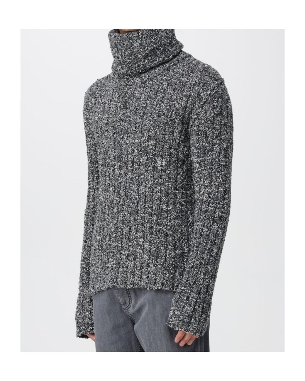 Dolce & Gabbana Gray Turtleneck Sweater for men