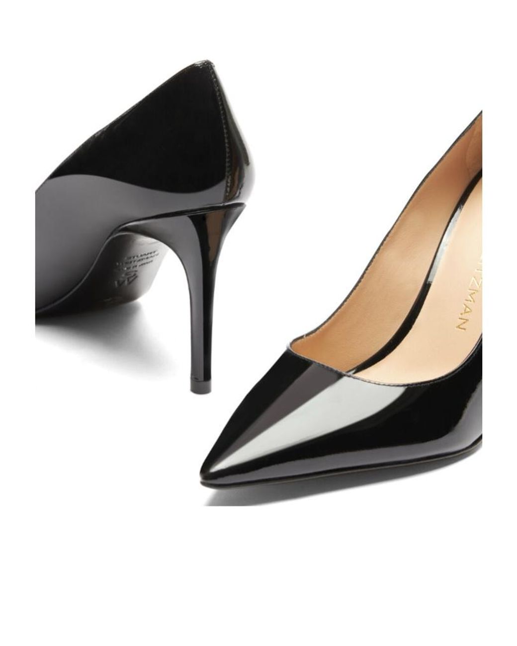 Stuart Weitzman Black Pointed High Heels