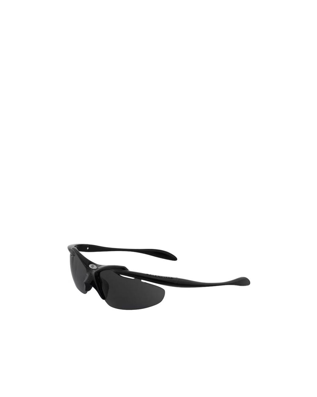 Balenciaga White Eyewear Wrap-Around Frame Sunglasses