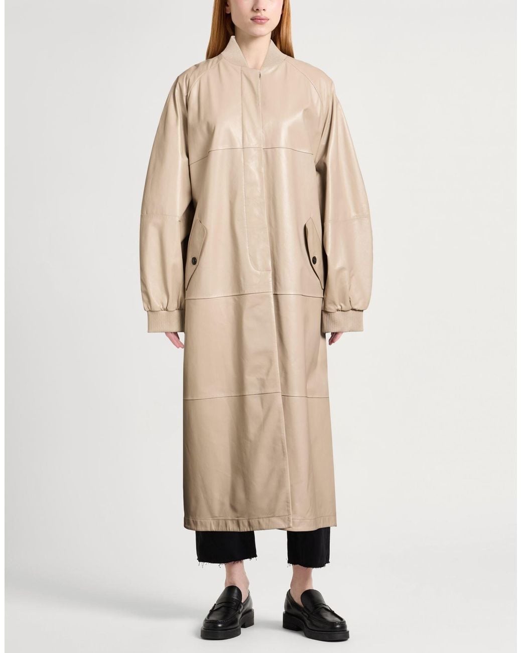 MAX&Co. Natural Simple Leather Jacket
