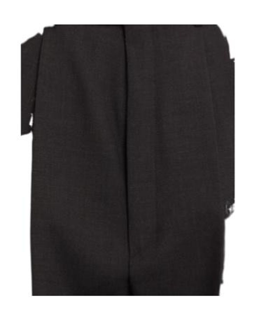 Sportmax Black Solid Color Cool-Feeling Slim-Fit Dress Pants