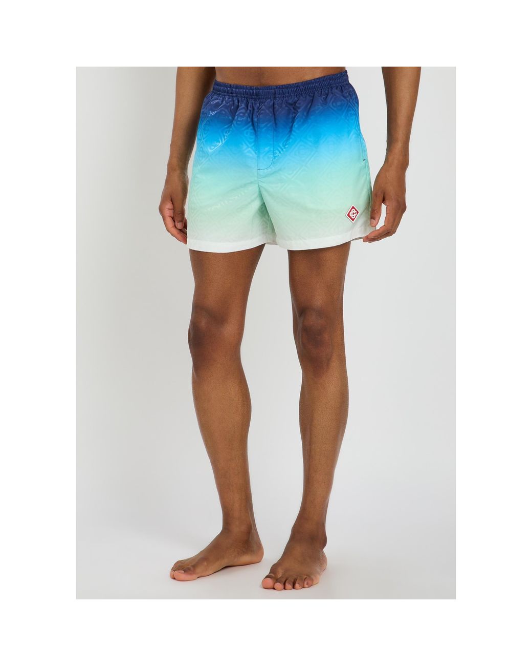 Casablanca Blue Casa Gradient Jacquard Swim Sh for men