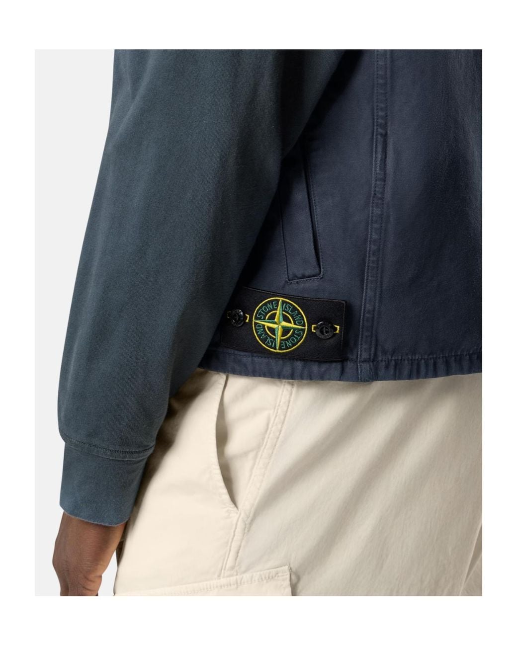 Stone Island Blue Utility Vest for men
